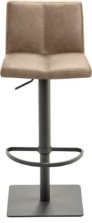 Bar-/Tresenhocker 1285 Gestell grau gepolsterte Sitzschale, beige