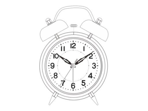 MEBUS 26869 Quarz-Glockenwecker