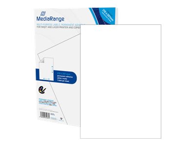 MEDIARANGE Etiketten weiß 210x297mm 50 Stück