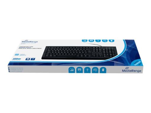 MEDIARANGE MEDIAR STANDARD KEYBOARD BLACK