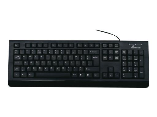 MEDIARANGE MEDIAR STANDARD KEYBOARD BLACK