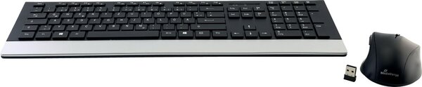 MEDIARANGE Tastatur Highline schnurlos inkl. Maus schwarz