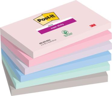 Post-it Haftnotizen Super Sticky Notes, 127 x 76 mm, Soulful