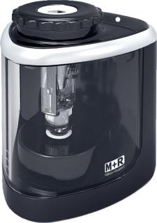 Batterie Spitzmaschine, dreieckig, schwarz/rauchgrau, Batterien 2xAA