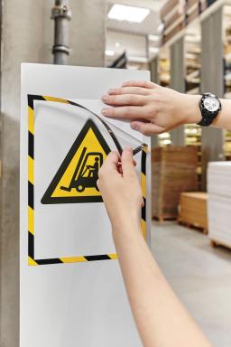 Image Magnetrahmen_SAFETY_A4_gelbschwarz_img6_4390191.jpg Image