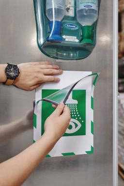 Image Magnetrahmen_SAFETY_A4_grnwei_img7_4390182.jpg Image