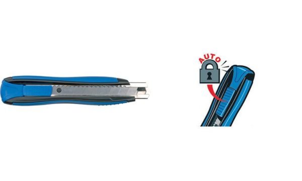 Maped Cutter Zenoa Sensitiv, Klinge : 9 mm, blau (82086010)