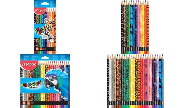 Maped Dreikant-Buntstift COLORPEPS Animals, 12er Kartonetui (82832212
