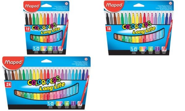 Maped Fasermaler COLORPEPS, 18er K artonetui (82845021)