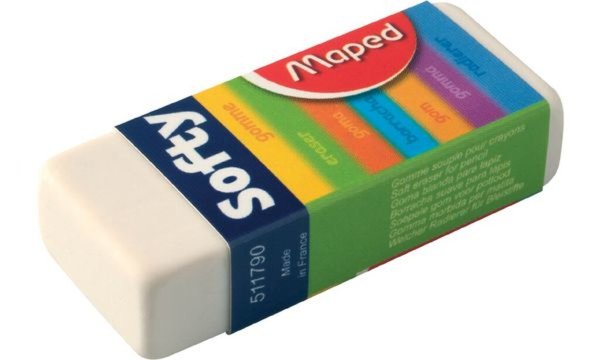 Maped Kunststoff-Radierer Softy, (B )56 x (T)23 x (H)12 mm (82511790)