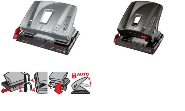 Maped Locher Advanced A6303, Stanzl eistung: 30 Blatt, taupe (82630311)