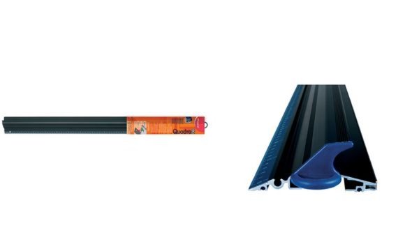 Maped Schneidelineal Quadro, aus Al uminium, Länge: 800 mm (82068660)