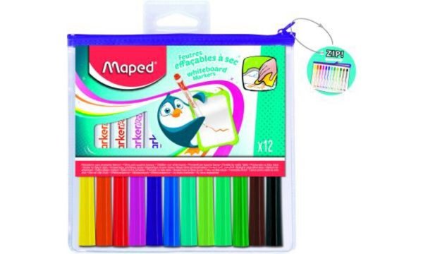 Maped Whiteboard-Marker MarkerPeps ,12er Reißverschlußtasche (82741817
