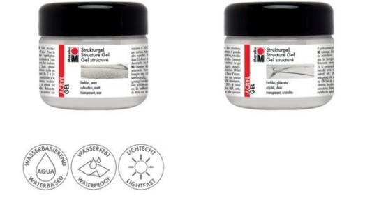 Marabu Strukturgel, 225 ml, farblos glänzend (57201763)