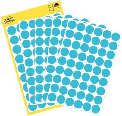 Markierungspunkte, blau, 12mm 