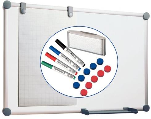 Maul Whiteboardtafel 90x120cm grau beschriftbar/magnethaftend # 63095