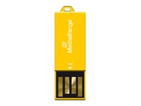 MediaRange USB-Stick PAPER-CLIP gelb 16 GB