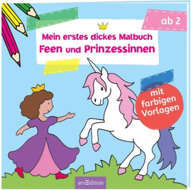 Mein 1.dickes Malbuch-Feen&Prinzessinnen, Nr: 132407