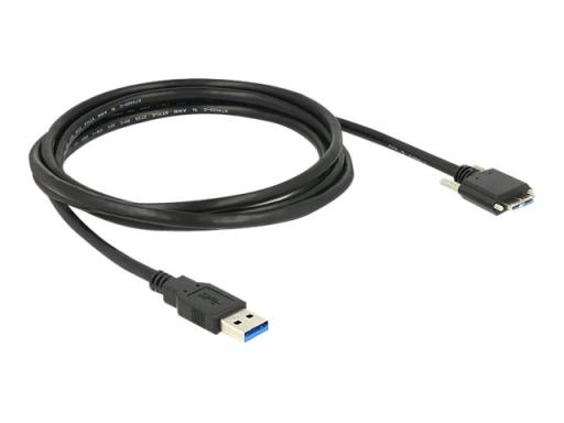  Micro B mit Schrauben St/St 2m