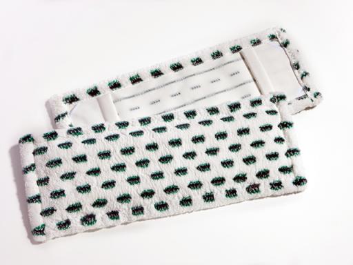 Mikrofasermopp-Leichtläufer mit Cluster Borsten | 50 cm <br>Material: Mikrofaser mit Polyamidborsten, Aufnahme: Tasche