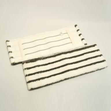 Mikrofasermopp 40 cm | grau/weiß<br>Material: Microplüsch, Aufnahme: Tasche
