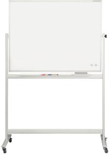 Mobiles Whiteboard SP, lackiert 1200 x 900mm, Alurahmen