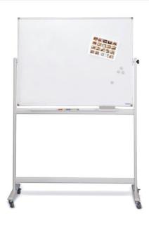 Mobiles Whiteboard SP, lackiert 1800 x 1200mm, Alurahmen