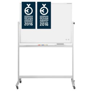 Mobiles Whiteboard SP, lackiert 2000 x 1000mm, Alurahmen