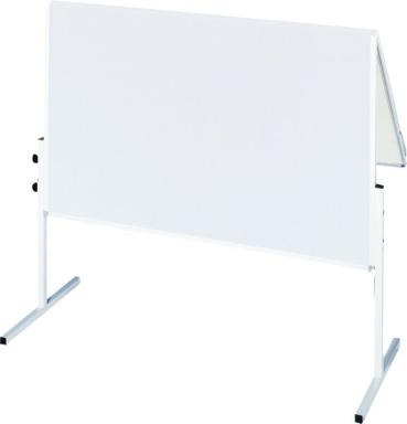 Moderationstafel U-Act, weiß/Karton, 120x150cm, Standard, klappbar.