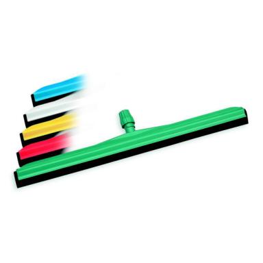 Moosgummiwischer/Wasserschieber/Bodenwischer 75 cm, doppelt, Kunststoffkörper grün | schwarzer Gummi passender Stiel Artikel: 34038, 57516, 68775