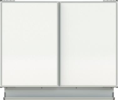 Multi-Flächentafel B1200xH900mm Stahlbl.besch.magn.m.5 Tafelflächen