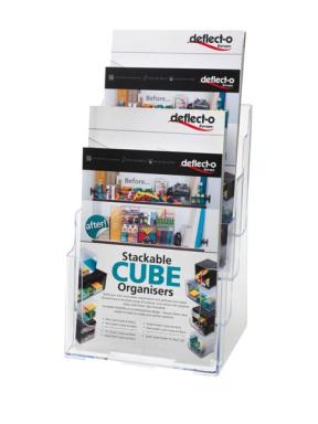 Image Multifunktionale_Prospekthalter_A4hoch_4_Fcher_img1_4518466.jpg Image