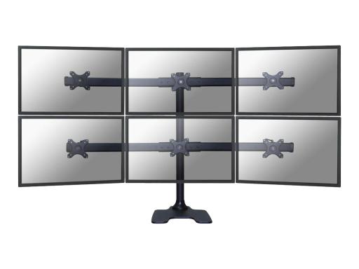 NEOMOUNTS BY NEWSTAR FPMA-D700DD6 - Tischhalterung für 6 LCD-Displays - Schwarz