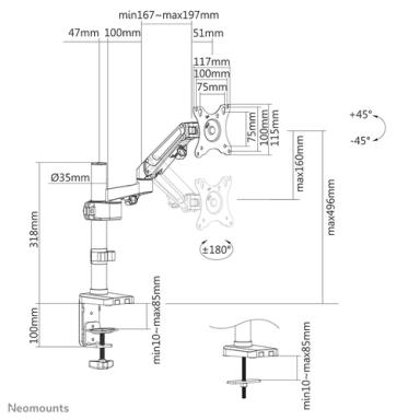 Image NEOMOUNTS_BY_NEWSTAR_TIS_17-27_1TFT_2Gelenk_img1_4638610.jpg Image