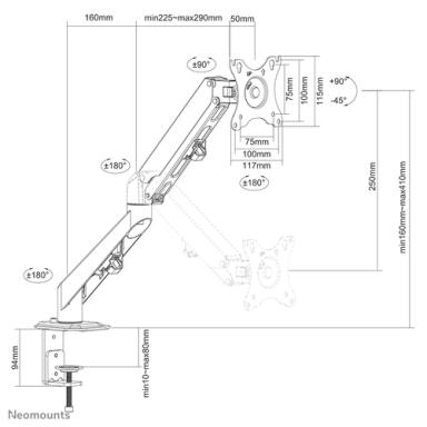 Image NEOMOUNTS_BY_NEWSTAR_TIS_17-27_1TFT_3Gelenk_img1_4638608.jpg Image