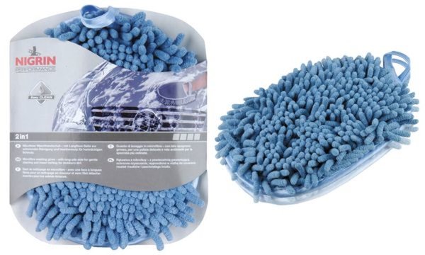 NIGRIN Performance Microfaser-Wasch handschuh (11590119)