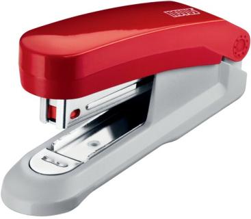 Heftgerät E15 rot/grau Heftleistung: 15Blatt, Klammer No.10