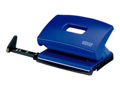 NOVUS Locher C 216, Stanzleistung: 16 Blatt, blau Lochung: 80 mm, mit Anschlags