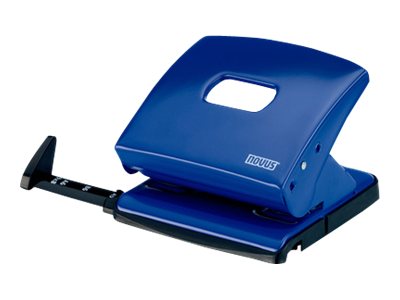 NOVUS Locher C 225, Stanzleistung: 25 Blatt, blau Lochung: 80 mm, mit Anschlags