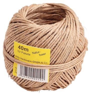 Naturfaserkordel mittelstark 3fach bis 15kg 40m