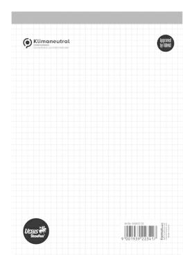 Notizblock ohne Deckblatt, A5, 50 Blatt, kariert, 60g/qm