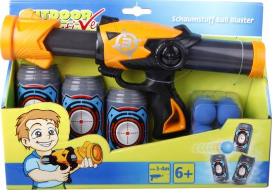 OA Schaumstoff-Ball Blaster,inkl.12Bälle, Nr: 74614701