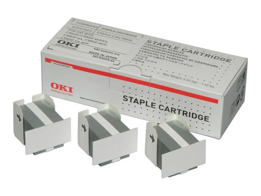 OKI Heftklammern Finisher für C9600 C9800 3 x 5.000