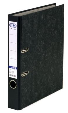 Ordner ELBA SMART A4 50 mm Wolkenmarmor schwarz