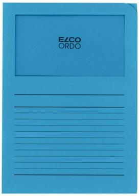 Organisationsmappe Ordo classico, intensiv-blau, m. Sichtfenster