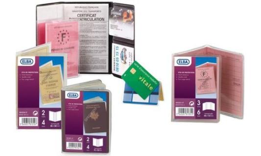 Oxford Ausweishülle, PVC, 2-fach, 0 ,20 mm, 88 x 125 mm (61060167)