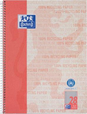 Oxford Collegeblock "Recycling", DIN A4+, 80 Blatt, kariert