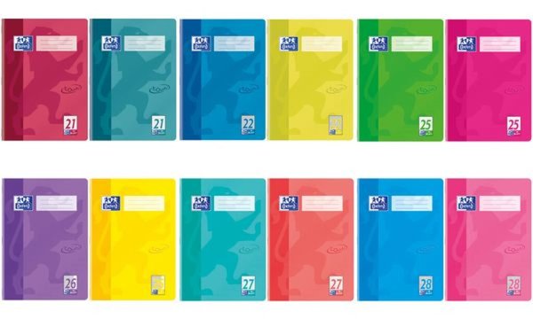 Oxford Schulheft Touch, DIN A4, L ineatur 27, aqua (5401913)