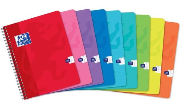 Oxford Spiralbuch, 170 x 220 mm, ka riert, 90 Blatt (5401816)