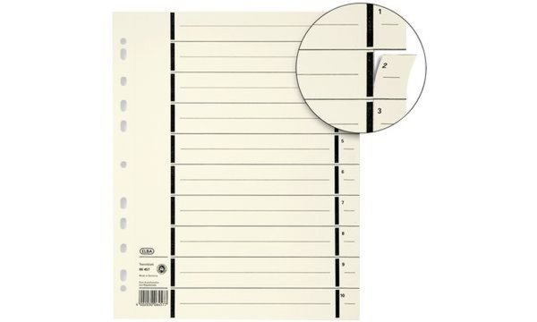 Oxford Trennblätter mit Perforation , DIN A4 Überbreite (61006458)